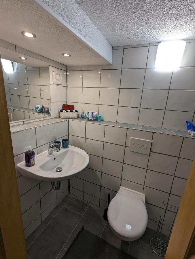 Direkt An Der S-Bahn Gelegenes Gemutliches Souterrain Apartment Mit Privatem Zugang Troisdorf Dış mekan fotoğraf
